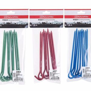 میخ چادر و سایبان ۸ عددی نیچرهایک NH15A008-I سبک و مقاوم