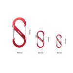 کارابین دوطرفه نیچرهایک NH20GS004 سه سایز با ابعاد