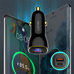 شارژر فندکی الدینیو LDNIO C103 با توان 60 وات