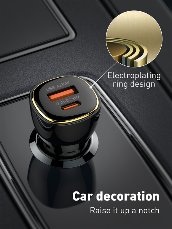 شارژر فندکی الدینیو LDNIO C103 با توان 60 وات