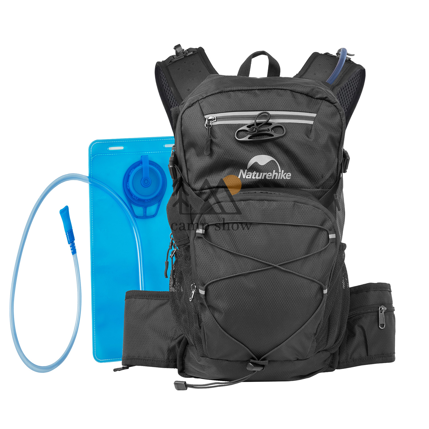 کولهپشتی Naturehike مدل CNK2300BB011 نمای جلو با کملبگ کولهپشتی Naturehike مدل CNK2300BB011 نمای جلو با کملبگ