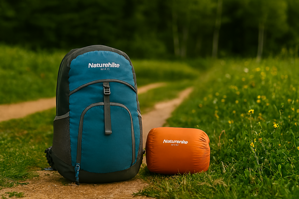 کولهپشتی Naturehike در مسیر جنگلی طبیعتگردی