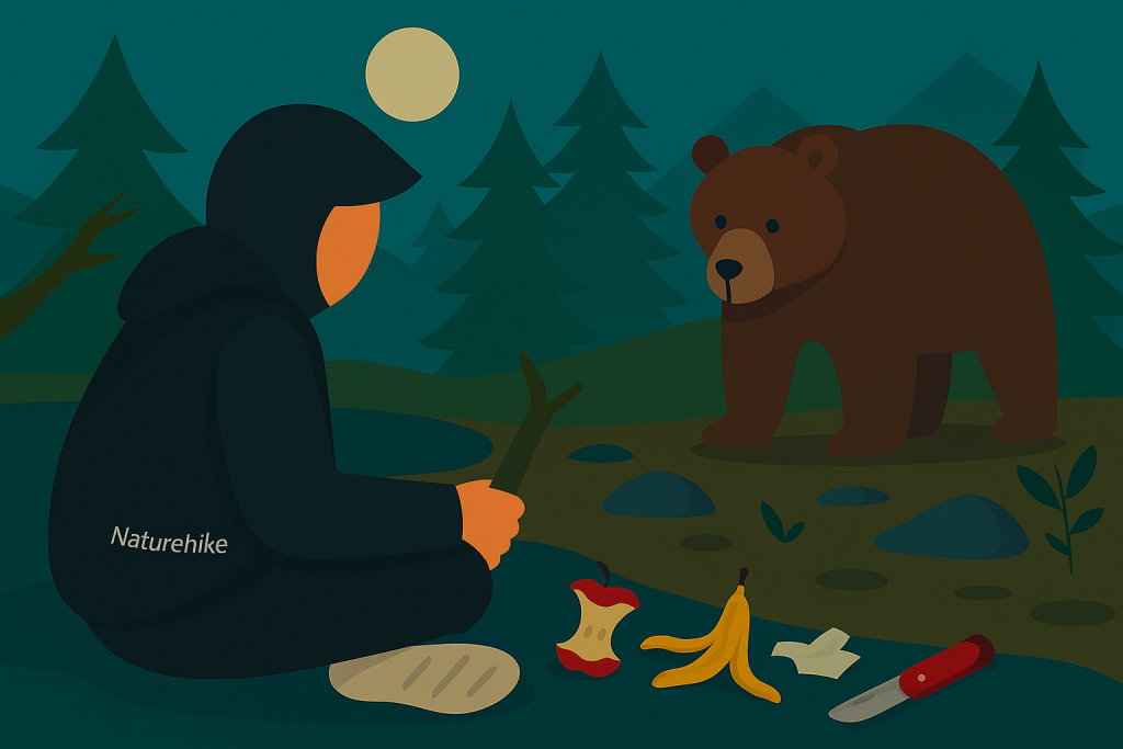 کمپینگ با پسماند غذایی بدون مراقبت و حضور حیوانات – اشتباهات رایج در طبیعت‌گردی