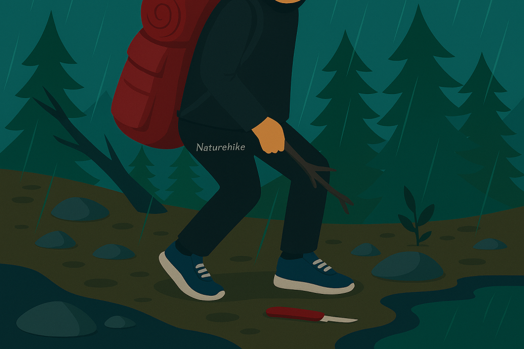 کمپینگ بدون کفش مناسب در مسیرهای گِلی و خیس – اشتباهات رایج در طبیعت‌گردی