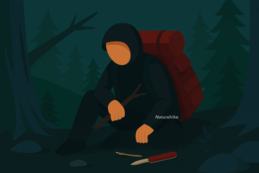 کمپینگ بدون ابزار چندکاره در جنگل – اشتباهات رایج در کمپینگ