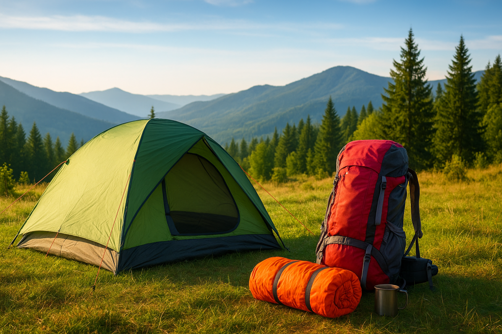 تجهیزات کمپینگ و کوهنوردی در طبیعت