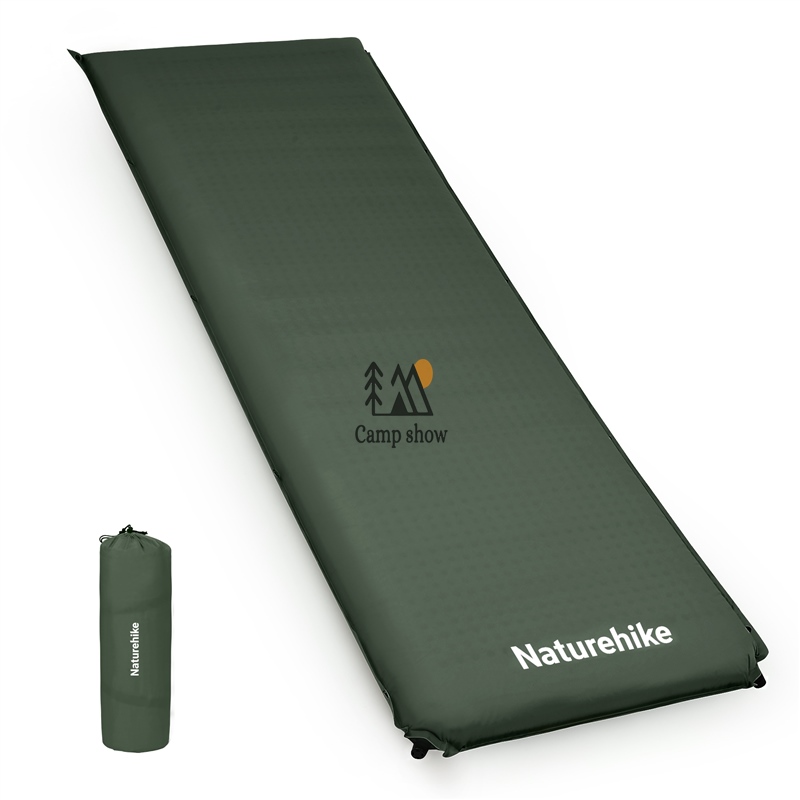 naturehike-cnk2450ws020-air-mattress-green-overview تشک بادی اتوماتیک نیچرهایک CNK2450WS020 سبز نمای کلی