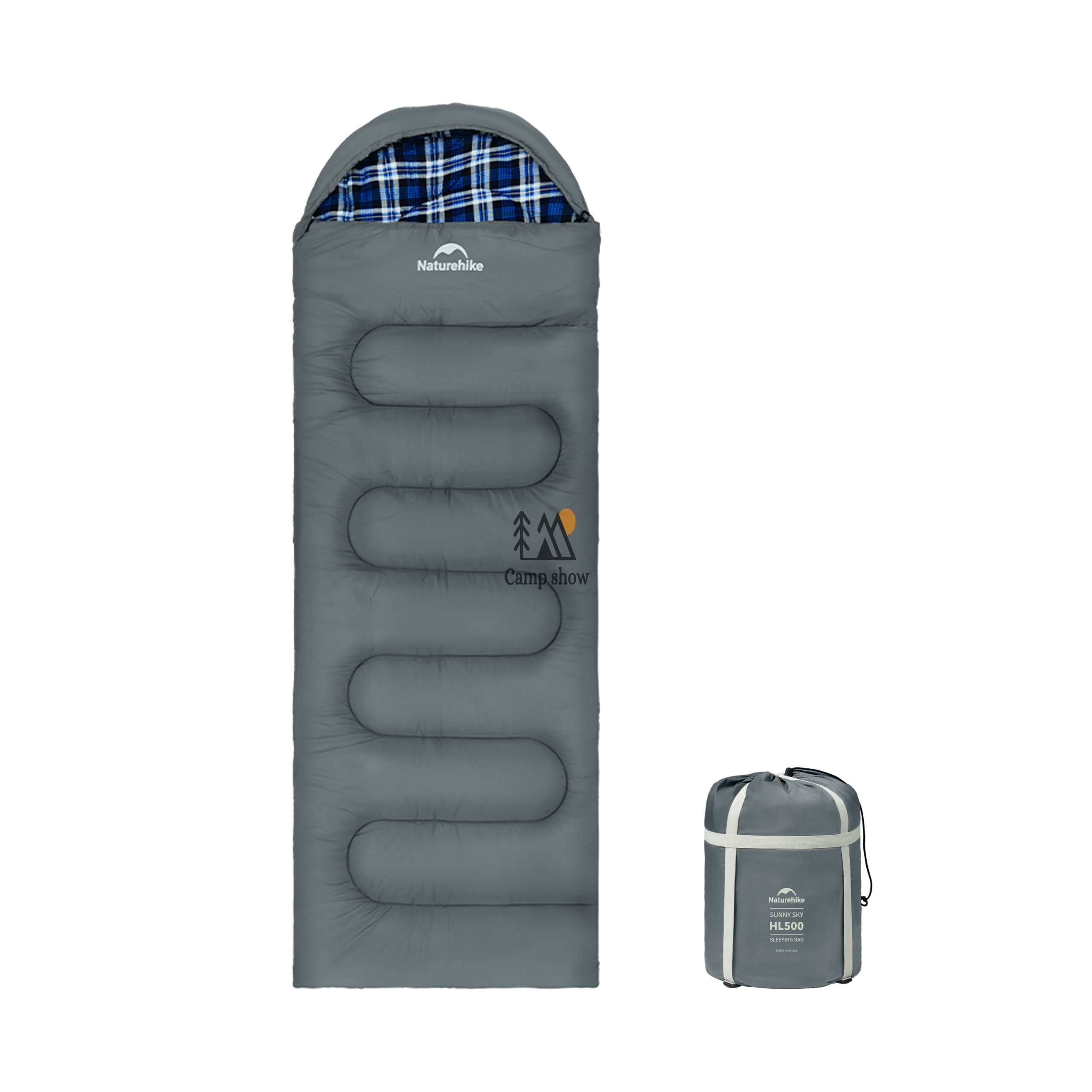 naturehike-cnk2450ws042-hl500-sleeping-bag-overview نمای کلی کیسه خواب HL500 نیچرهایک CNK2450WS042