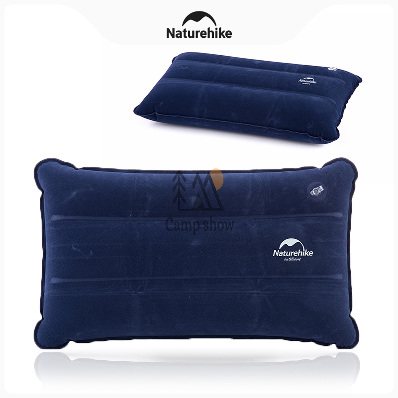 naturehike-neck-pillow-NH18F018-Z-dark-blue-dual-view بالش بادی نیچرهایک مدل NH18F018-Z - Image 1