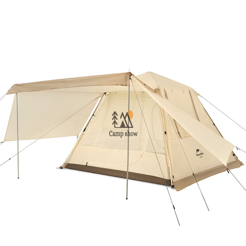 naturehike-nh21zp010-4person-tent-overview نمای کلی چادر ۴ نفره نیچرهایک NH21ZP010