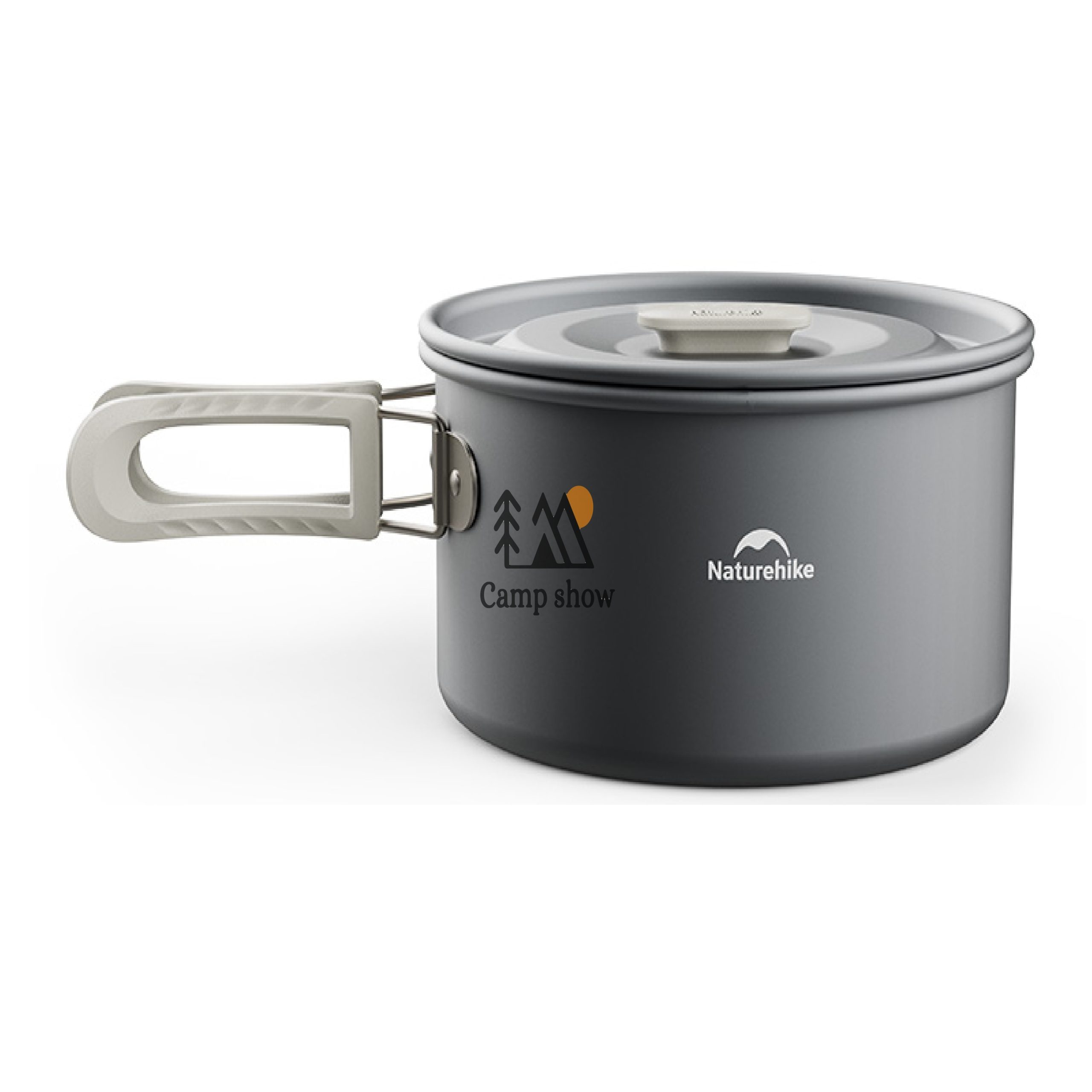 naturehike-pot-1.7L-CNK2450CF010-overview قابلمه آلومینیوم 2-4 نفره نیچرهایک مدل CNK2450CF010 - Image 1