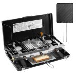 اجاق گاز سه شعله قابل حمل فاین فلیم مدل FF-BBQ-136MN