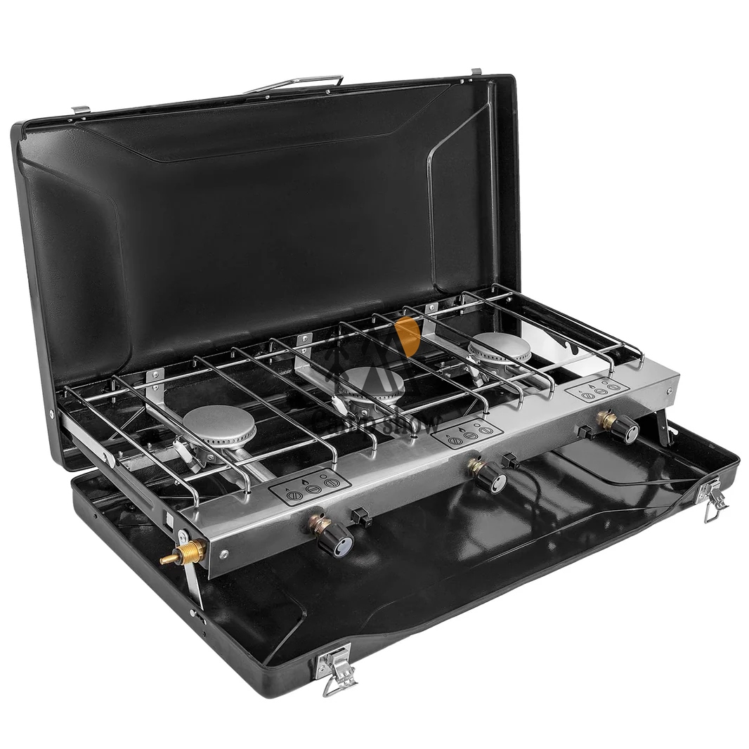 fineflame-ff-bbq-399m-gas-stove-overview.jpg اجاق گاز سه شعله قابل حمل فاین فلیم مدل FF-SG-399M - Image 1