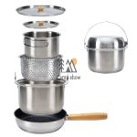 سرویس قابلمه استیل کینگ کمپ مدل KA2490