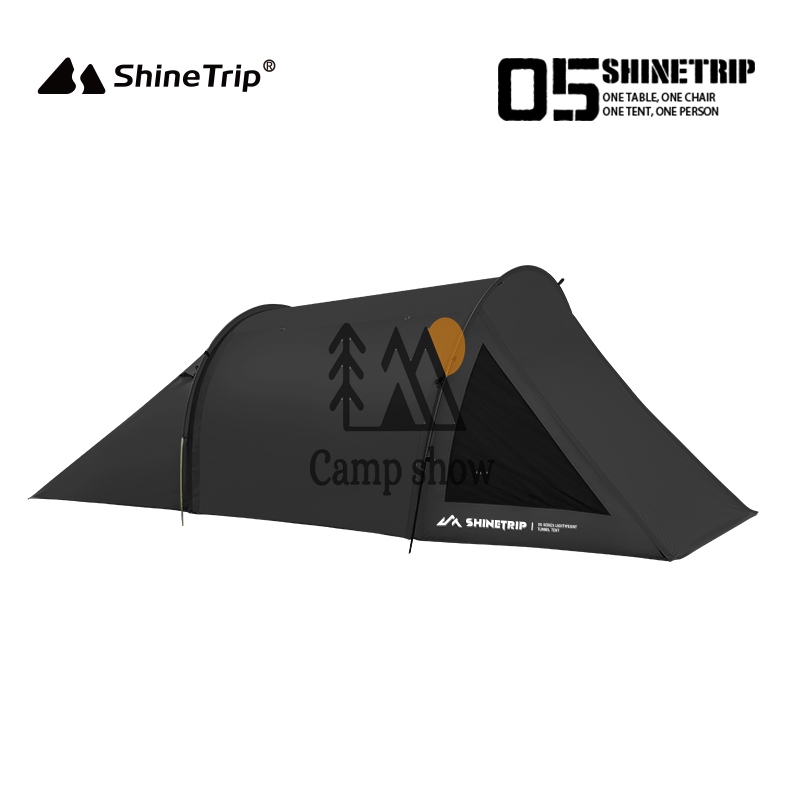 shine-trip-tent-a491-black-overview.jpg چادر طرح تونل شاین تریپ مدل A491 - Image 1