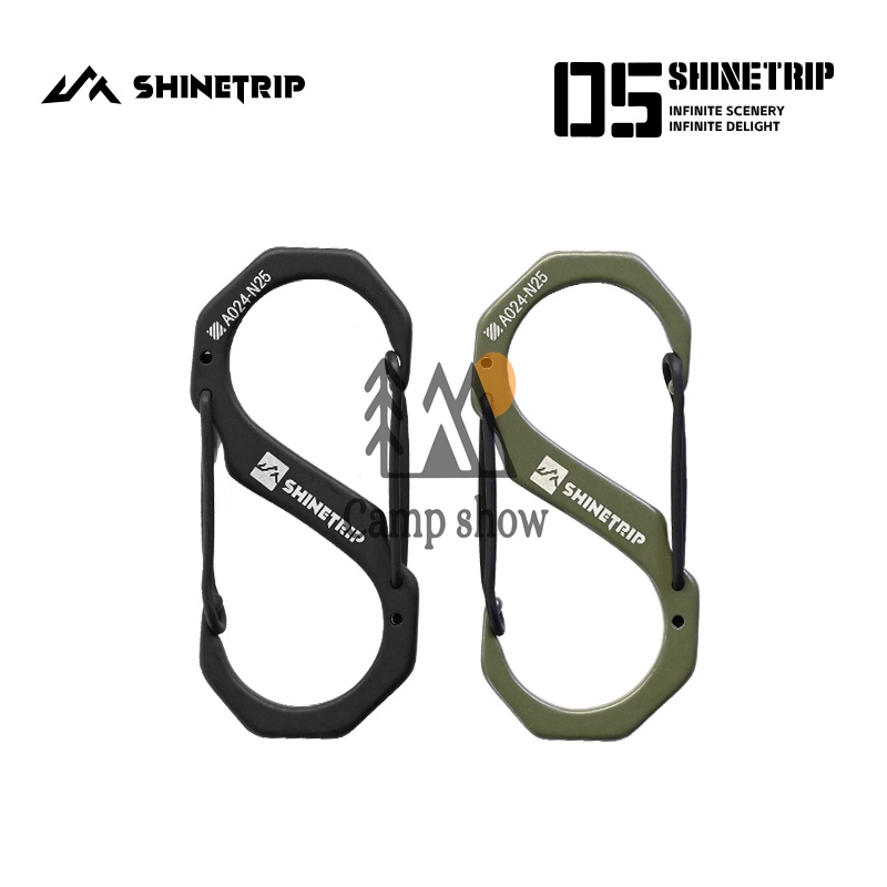 shine-trip-s-shaped-carabiner-a524-overview.jpg کارابین طرح S شاین تریپ مدل A524 (یک جفت) - Image 1